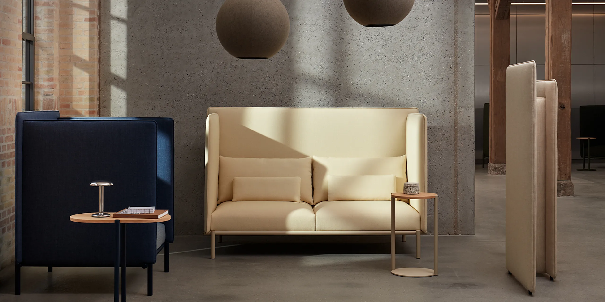 Abstracta Akunok acoustic seating - Presentation Media