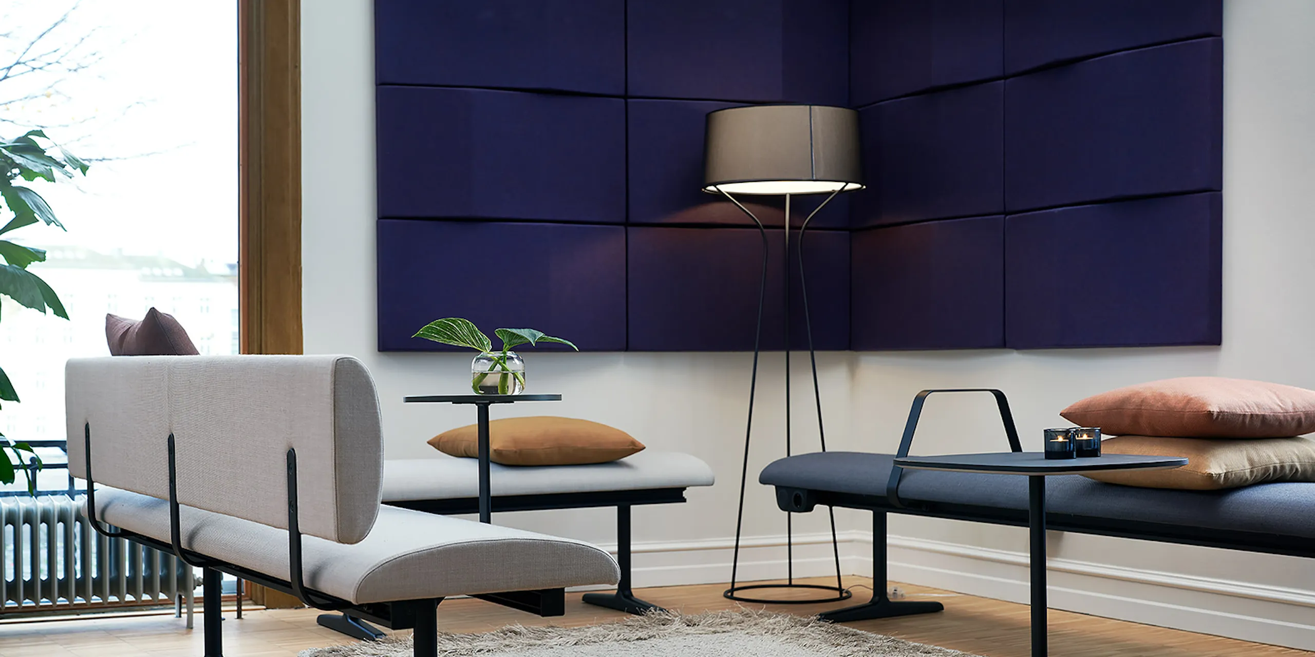 Abstracta Triline Wall Panel - Presentation Media