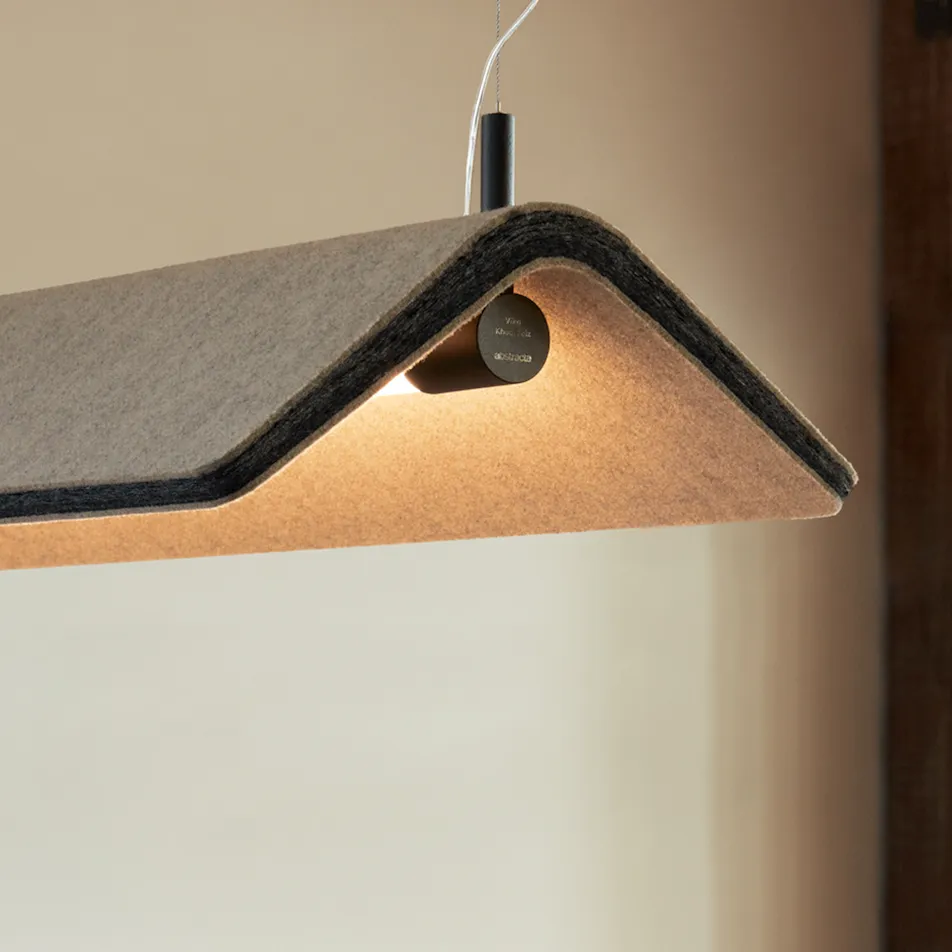 Abstracta Vika Floor Screen w. Light - Presentation Media