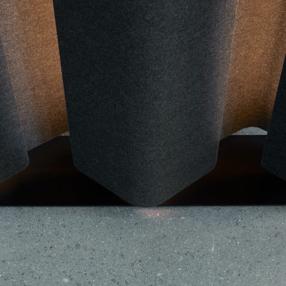 Abstracta Vika Floor Screen w. Light - Presentation Media