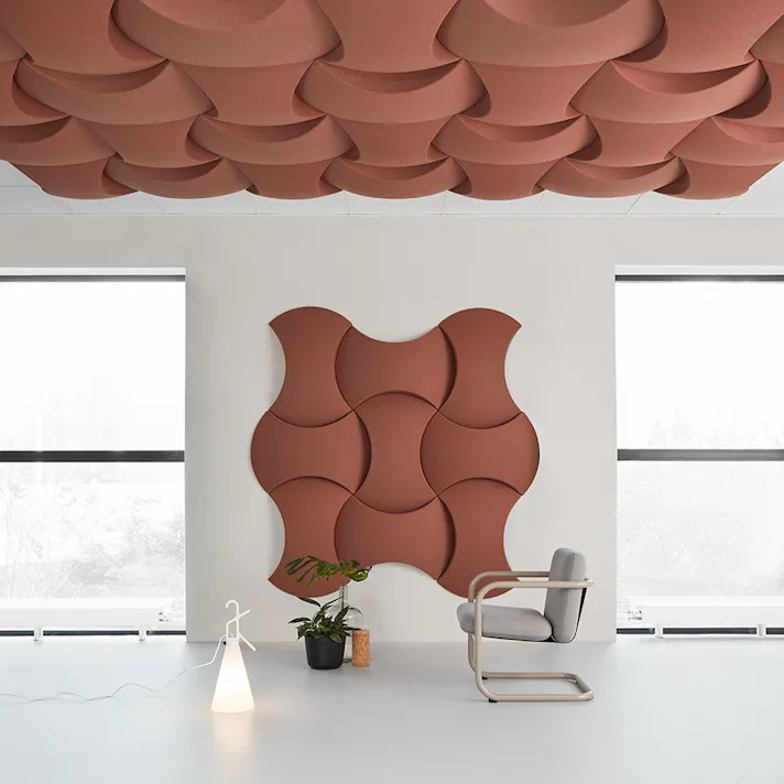 Abstracta ceiling baffles and panels - Presentation Media