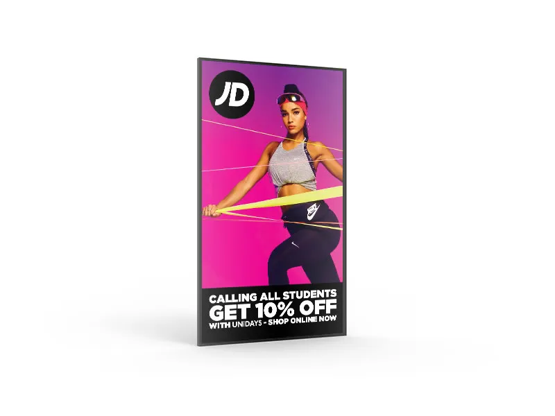 High Vibrance Android Advertising Displays - Presentation Media