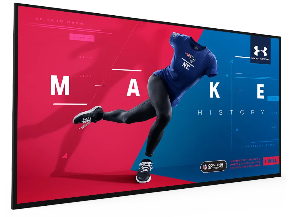 High Vibrance Android Advertising Displays - Presentation Media