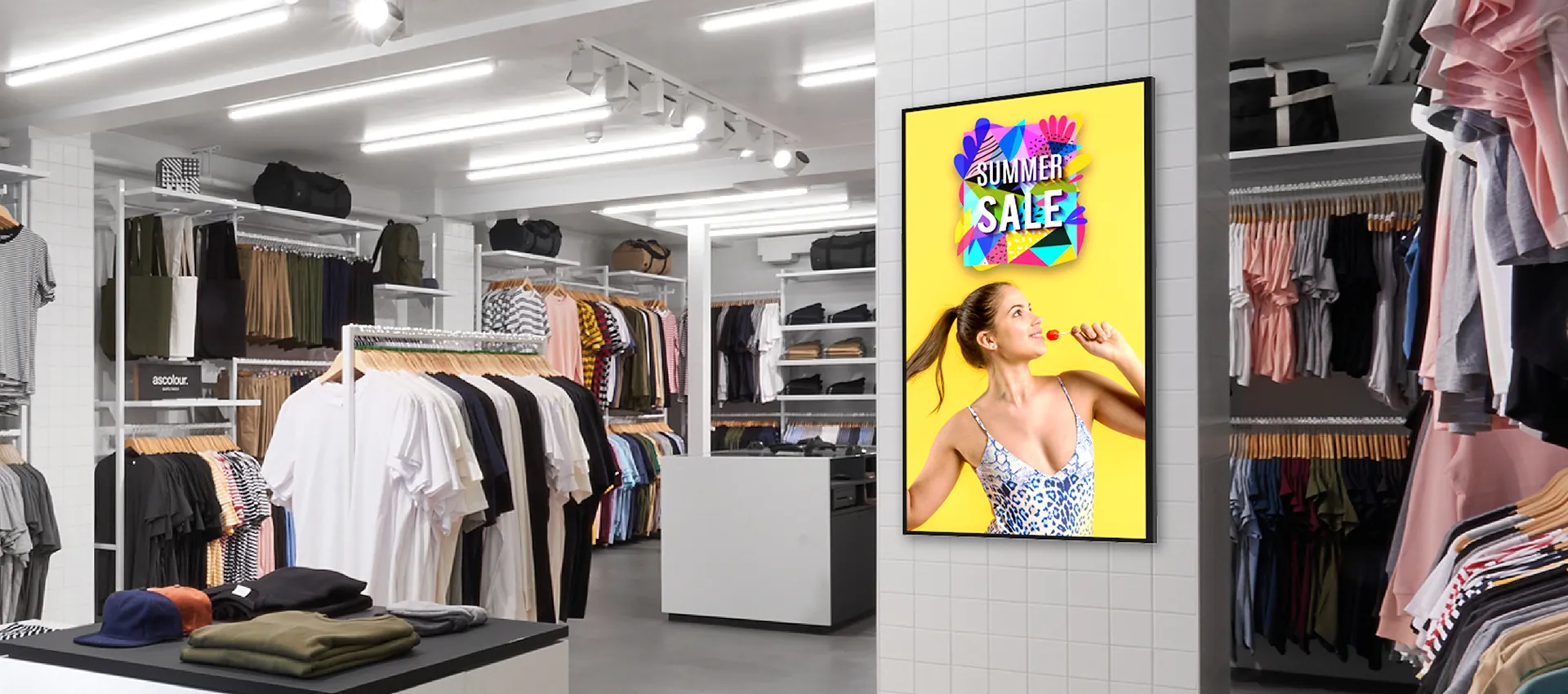 High Vibrance Android Advertising Displays - Presentation Media