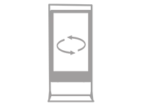 Superslim Freestanding Double-Sided Digital Posters - Presentation Media