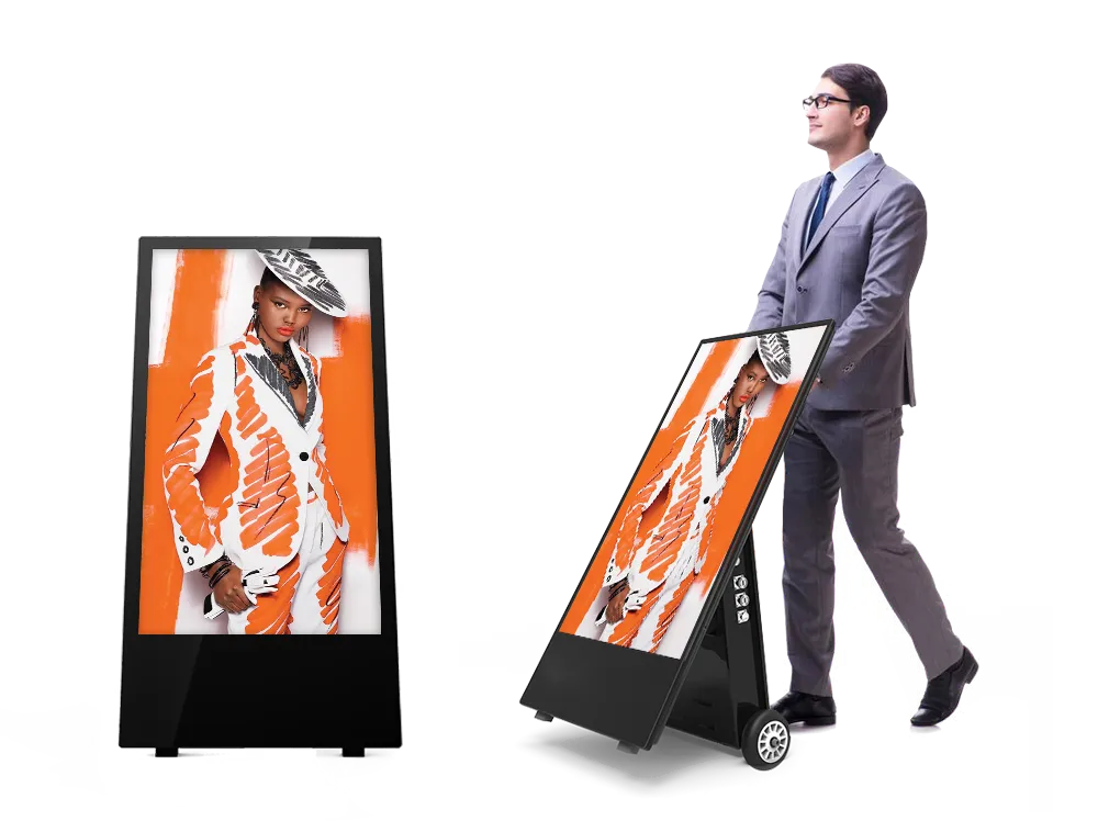Outdoor Digital Android Battery A-Boards - Presentation Media