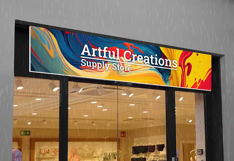 Outdoor DV-LED Shop Fascias - Presentation Media