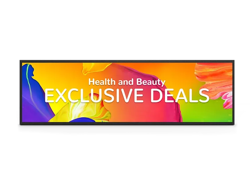 Ultra-Wide Stretched Bar Monitor - Presentation Media