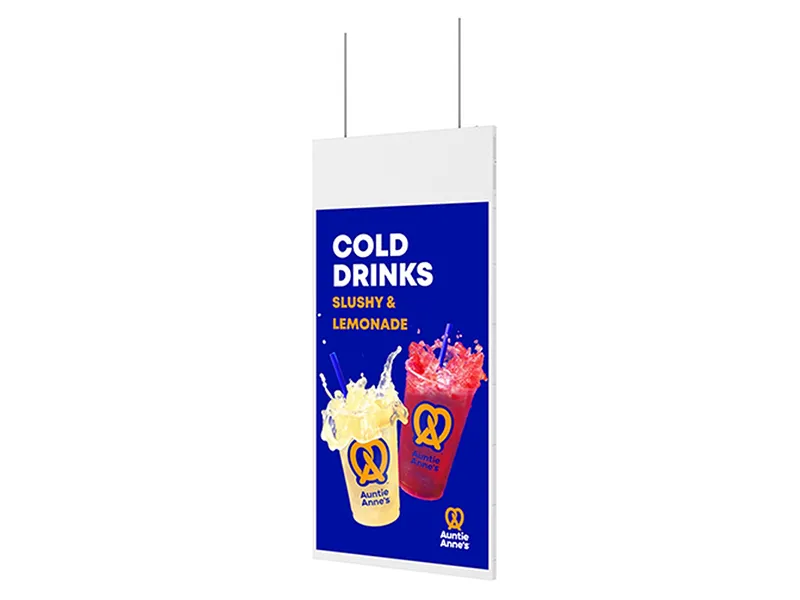 Vibrant Hanging Double-Sided Displays - Presentation Media