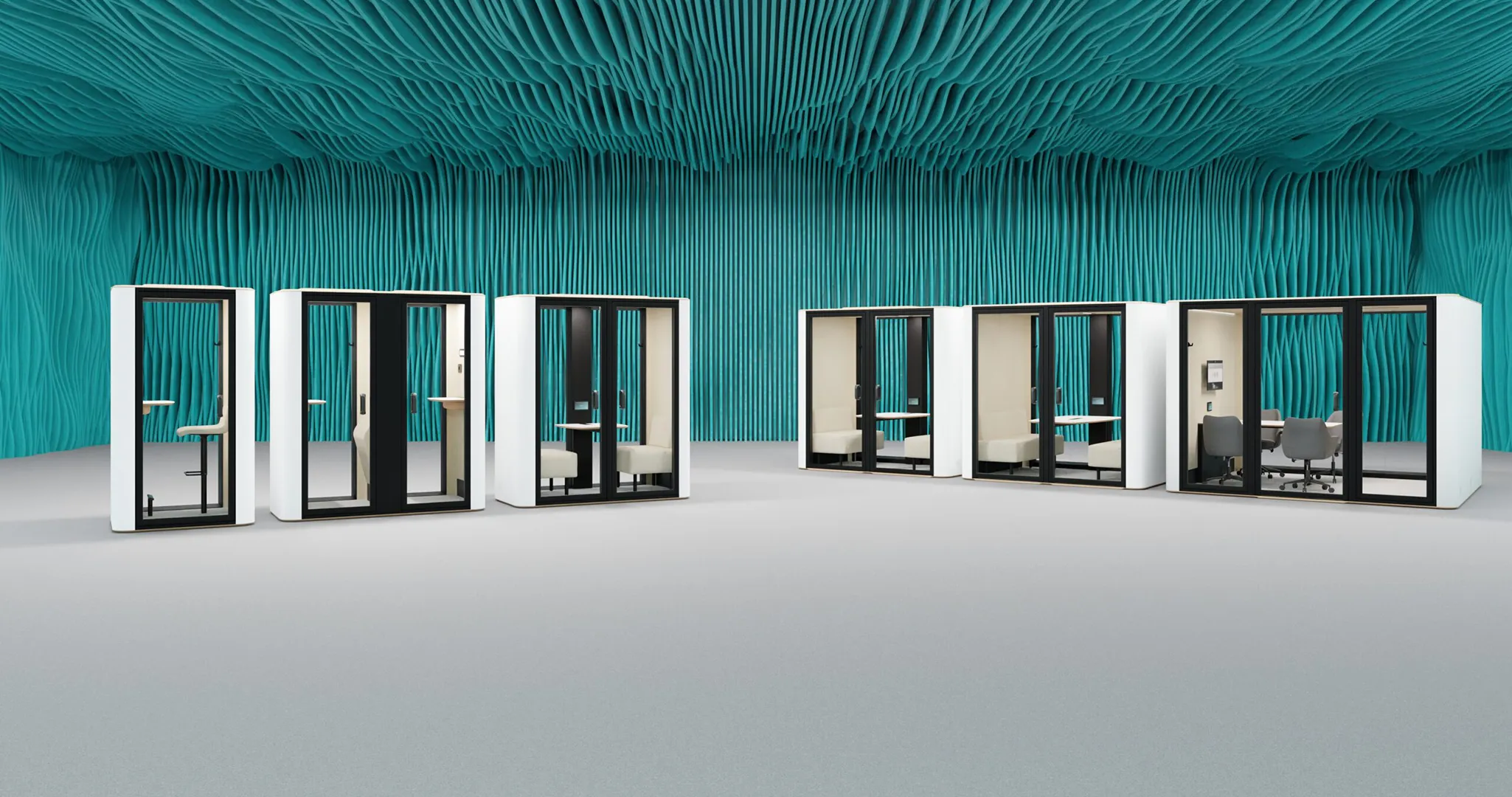 Bubliing Meeting Pods - Presentation Media