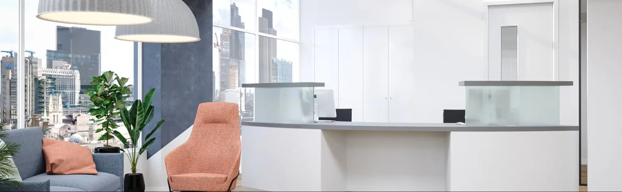 Clarke Rendall Classic Reception Desk - Presentation Media