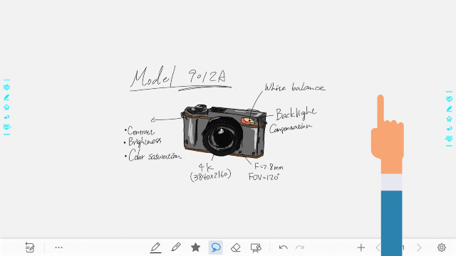 Newline Whiteboard - Presentation Media