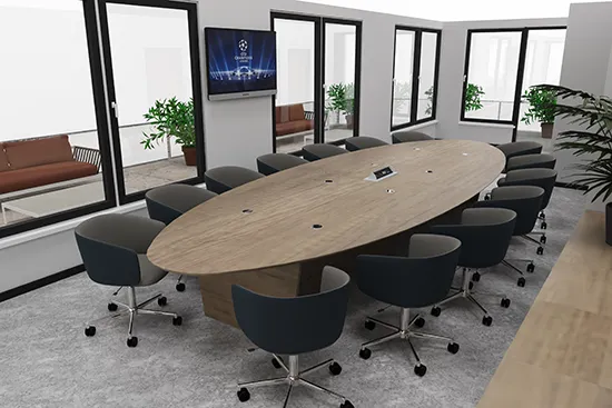 Office Interior Design 3D rendering - Presentation Media