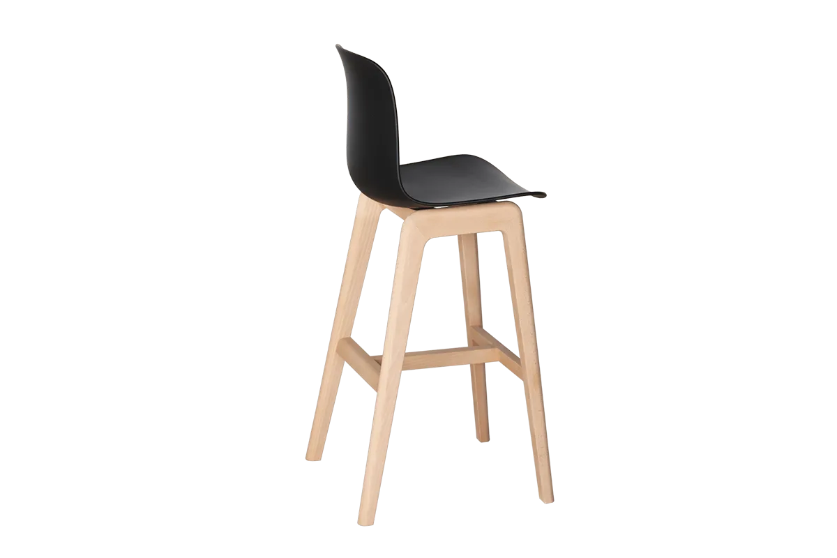 Origin Furniture Flux Wood High Stool - Presentation Media
