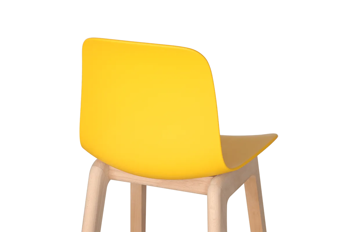 Origin Furniture Flux Wood High Stool - Presentation Media