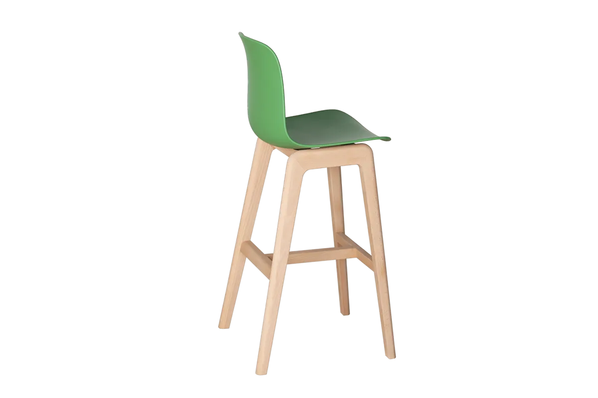 Origin Furniture Flux Wood High Stool - Presentation Media