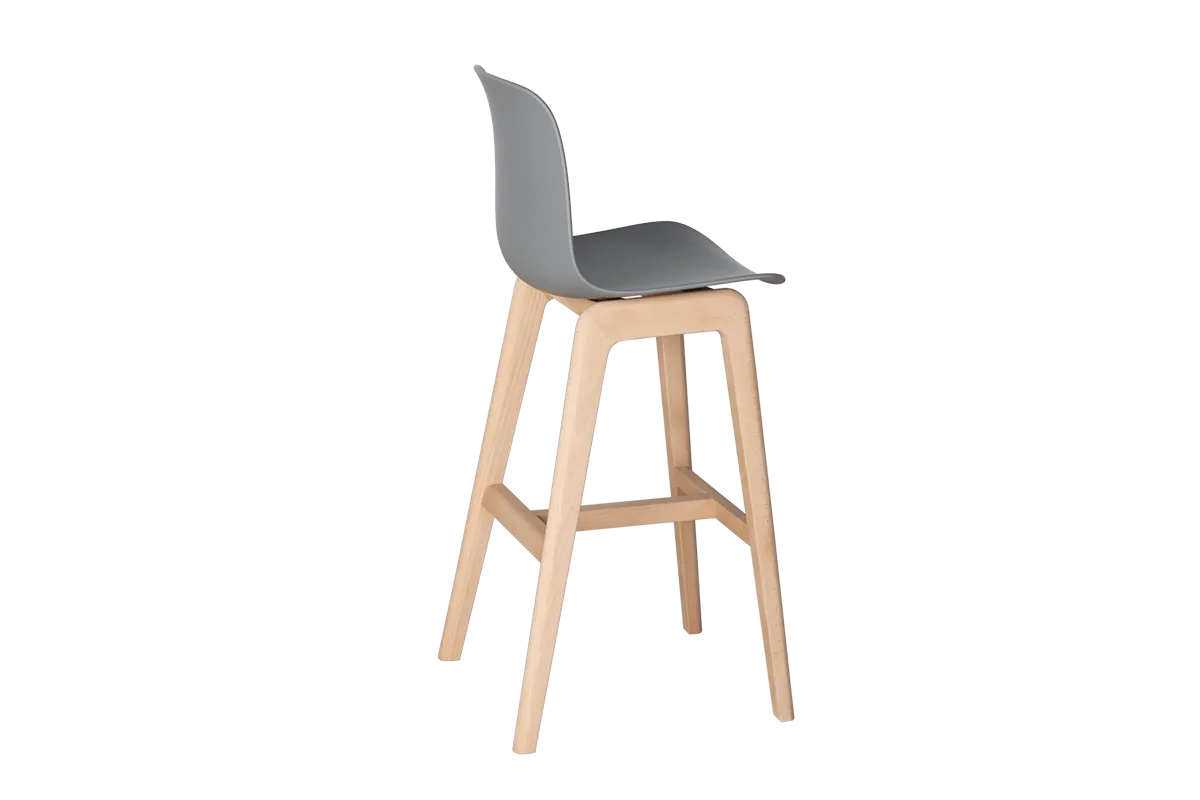 Origin Furniture Flux Wood High Stool - Presentation Media