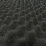 The Meeting Pod Co black acoustic foam - Presentation Media
