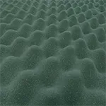 The Meeting Pod Co green acoustic foam - Presentation Media