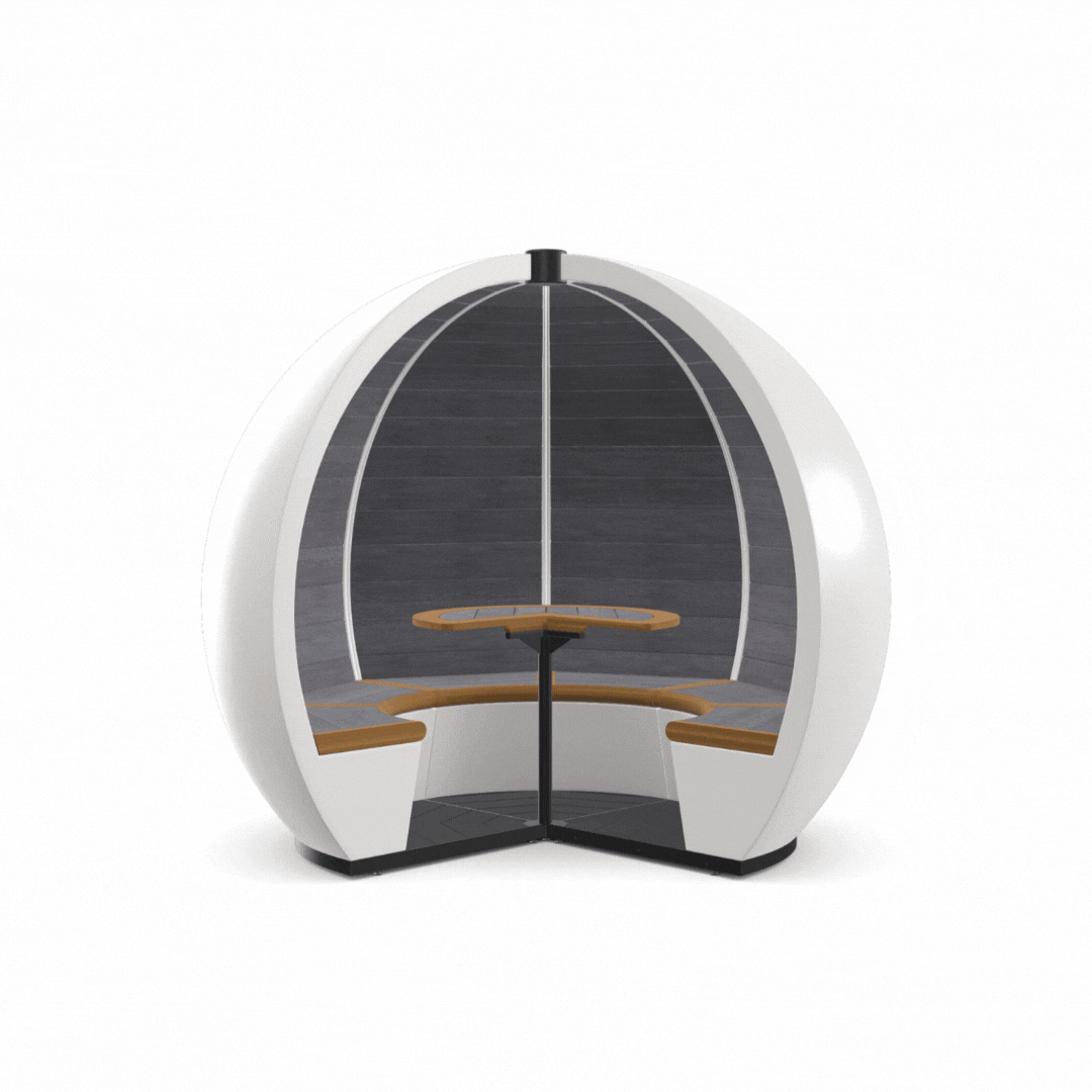 The Meeting Pod Co Outdoor Orb - Presentation Media