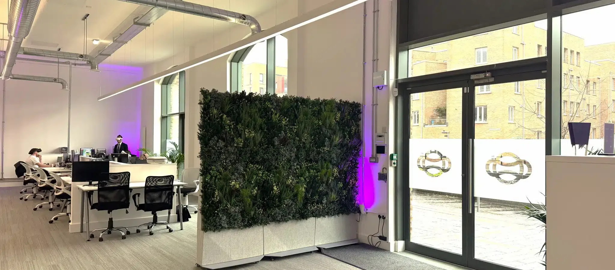 Vistafolia Modular Green Wall Partitions - Presentation Media