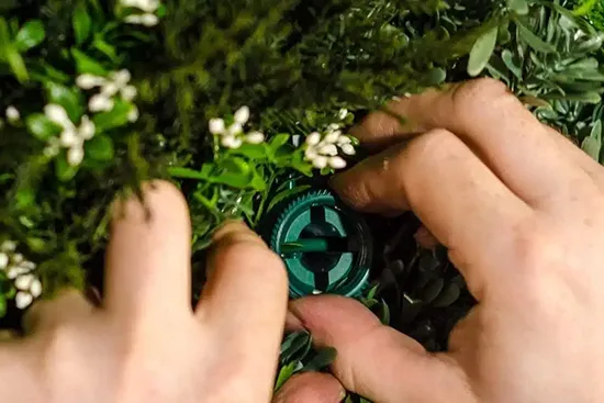 Vistafolia green wall fixing system - Presentation Media